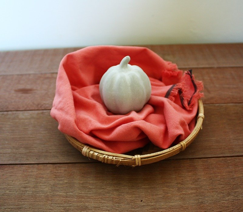 Pumpkin No.2 / Diffuser Stone / Paperweight - Items for Display - Cement Gray