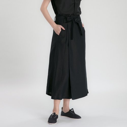 BUFU the wrap-around design ancient Kendo skirt SK150305 - Shop BUFU ...