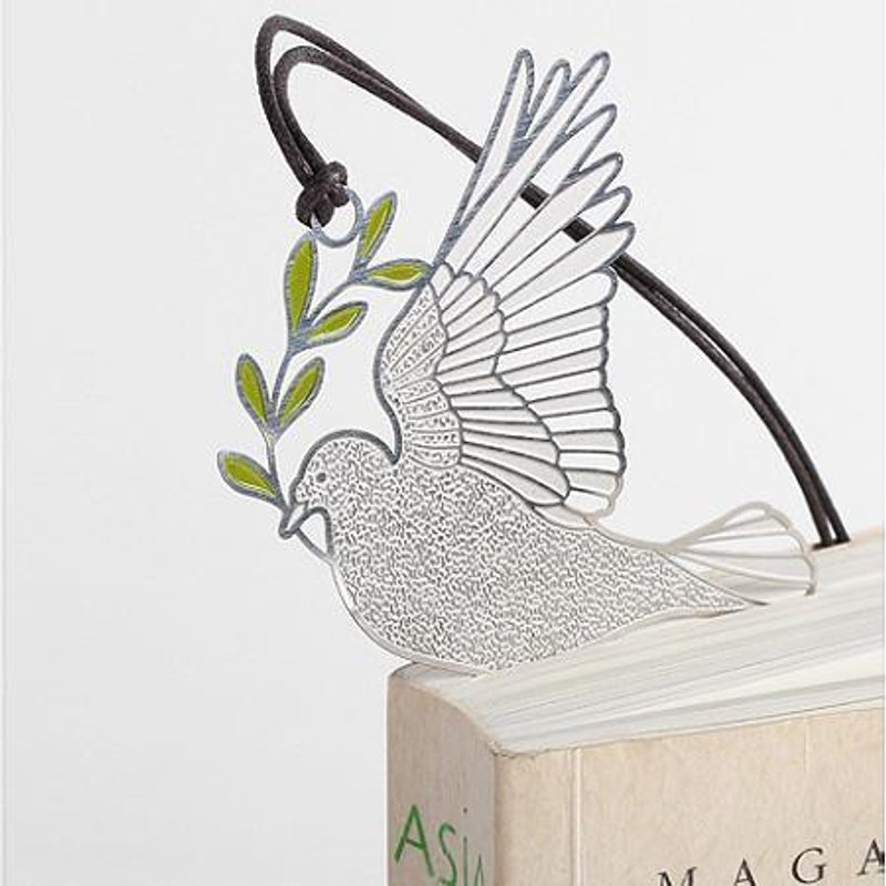 デッサンはBookfriends-バードライフアートをブックマークするx  - 平和鳩、BZC22018 - はがき・メッセージカード - 金属 多色