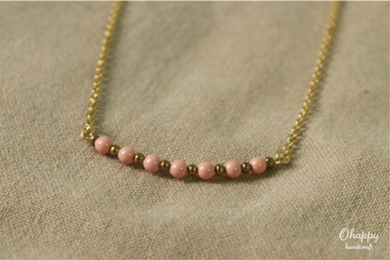 Ohappy Love Necklace - n9 - Necklaces - Other Metals Pink