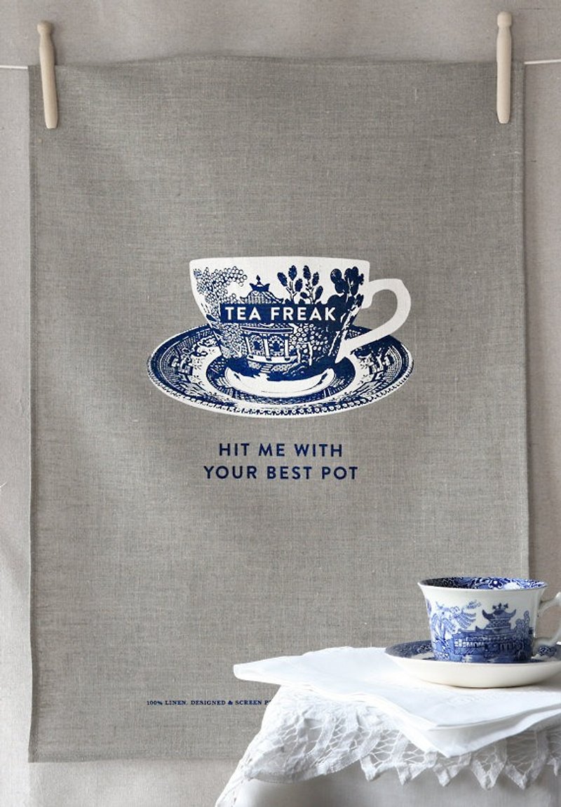 澳洲手作碗盤擦布 - 把最好的茶壺拿過來！ - 廚具 - 其他材質 藍色