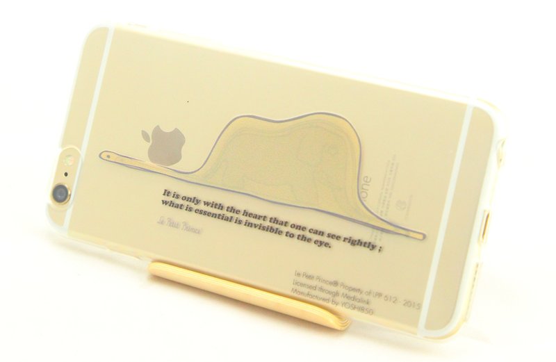 Little Prince classic license-TPU phone case - [pure] <iPhone/Samsung/HTC/ASUS/Sony/LG/小米> AA0AA01 - เคส/ซองมือถือ - ซิลิคอน สีทอง