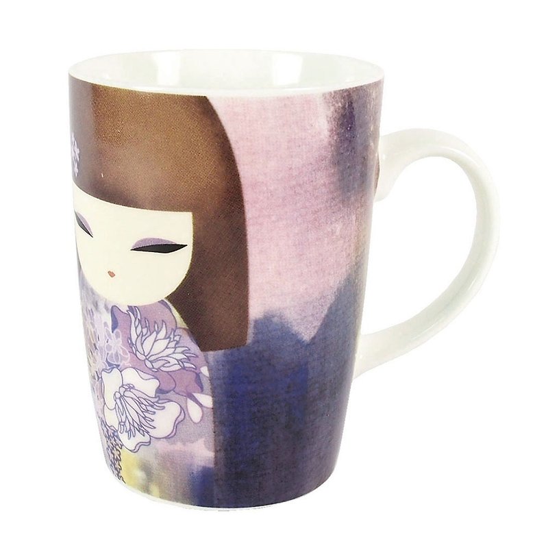 Mug-Sachie charming and lovely [Kimmidoll Cup-Mug] - Mugs - Pottery Purple