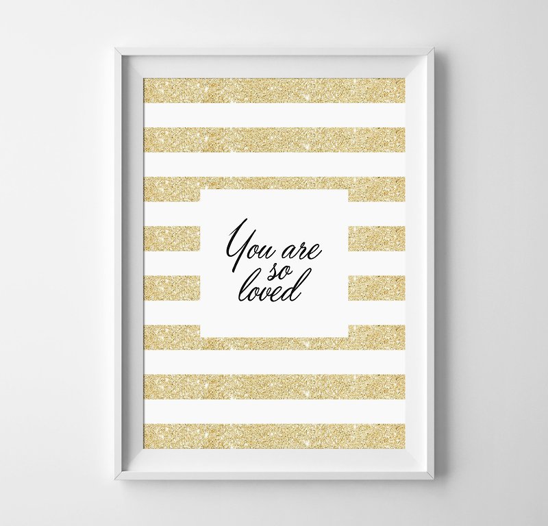 you are so loved customizable posters - Wall Décor - Paper 