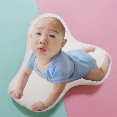 【Customized】 Baby Shaped Pillow Full Moon Gift