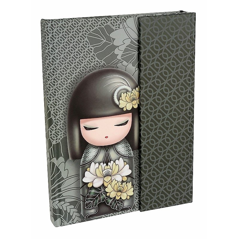 Kimmidoll and blessing doll notebook (with mirror inside) Tsuki - สมุดบันทึก/สมุดปฏิทิน - กระดาษ สีเขียว
