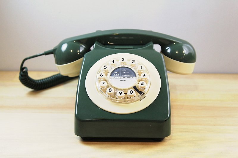[SUSS]英國進口 1950年代746系列復古經典電話/工業風 (墨綠色)---現貨免運優惠中 - 其他 - 塑膠 綠色