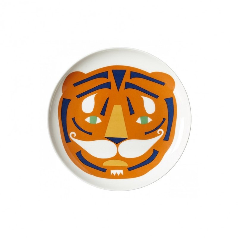 Tiger Bone China Dinner Plate | Donna Wilson - Plates & Trays - Porcelain White