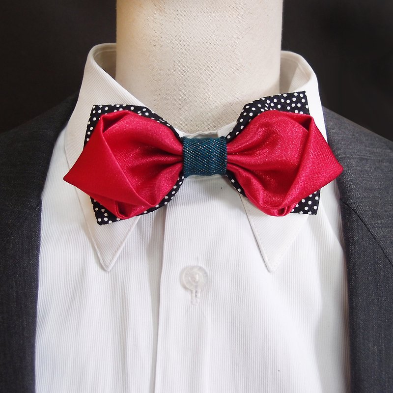驚豔桃紅領結 Bow tie - 領帶/領帶夾 - 其他材質 多色