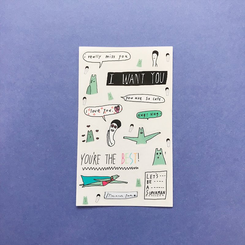 Secret Words | Sticker Set - สติกเกอร์ - กระดาษ หลากหลายสี