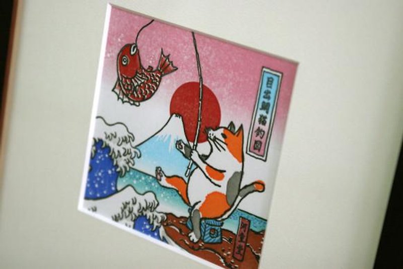 Letterpress-Ukiyo-e (Calico) - Posters - Paper 