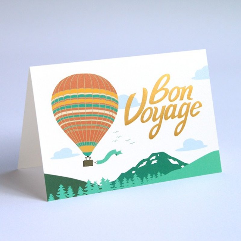 《MIIN POST》Card–Bon Voyage - Cards & Postcards - Paper Multicolor