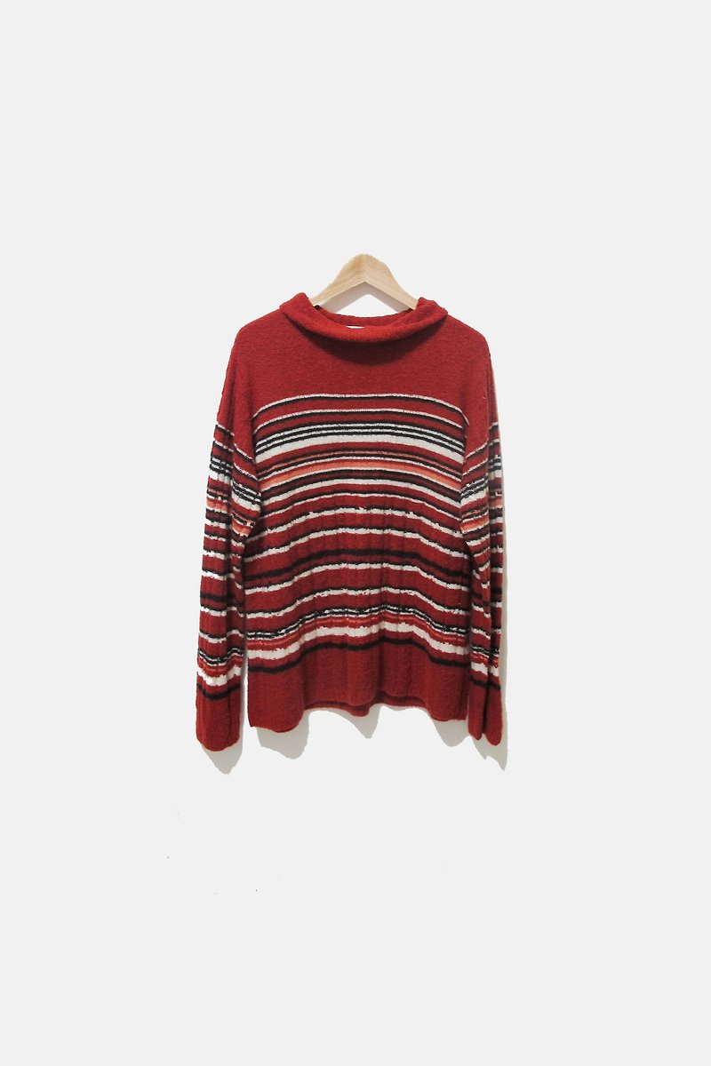 【Wahr】圓督毛衣 - Women's Sweaters - Other Materials Red