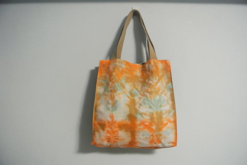 Yan Yan hand-dyed - Yen Yen new bags. Canvas. Shopping bags. Hand-dyed. - Handbags & Totes - Other Materials Multicolor