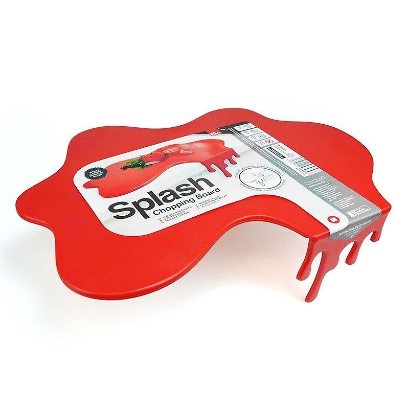 Mustard chopping board - not suitable for children - Cookware - Plastic Red