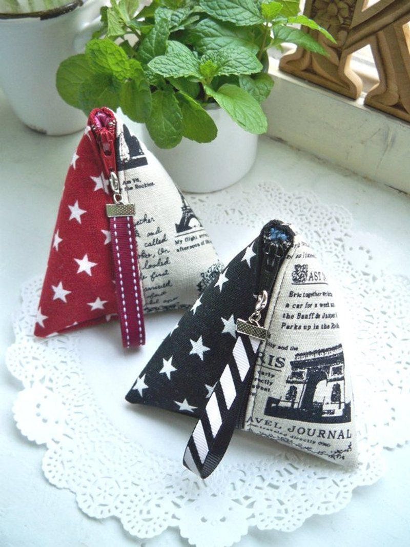 ヒルパッケージ - 観光名所ロック - 黒とバーガンディ - コインケース・小銭入れ - その他の素材 多色