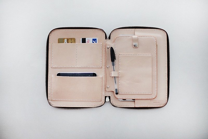Joy to go large storage multi-function wallet - Wallets - Genuine Leather Khaki
