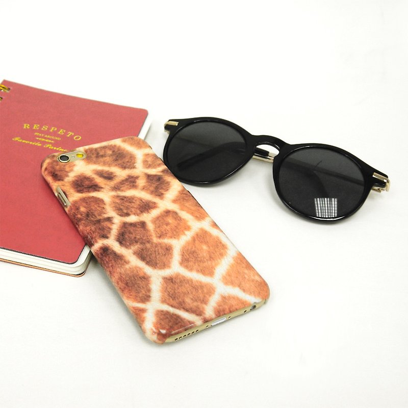 Giraffe wild animal pattern 3D Full Wrap Phone Case, available for  iPhone 7, iPhone 7 Plus, iPhone 6s, iPhone 6s Plus, iPhone 5/5s, iPhone 5c, iPhone 4/4s, Samsung Galaxy S7, S7 Edge, S6 Edge Plus, S6, S6 Edge, S5 S4 S3  Samsung Galaxy Note 5, Note 4, Not - อื่นๆ - พลาสติก 