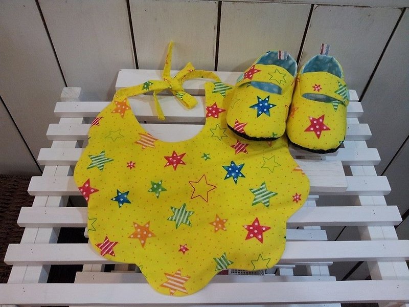 Painted star baby births Gift Set (12cm) - ของขวัญวันครบรอบ - วัสดุอื่นๆ สีเหลือง