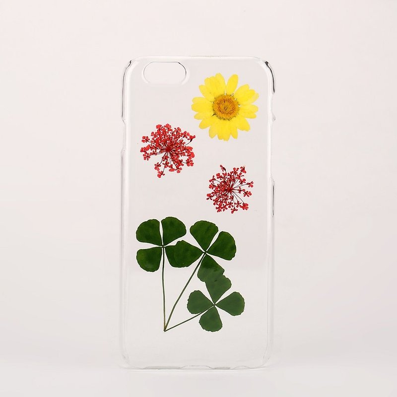 iPhone Case Pressed Flower Samsung Case - スマホケース - 寄せ植え・花 多色