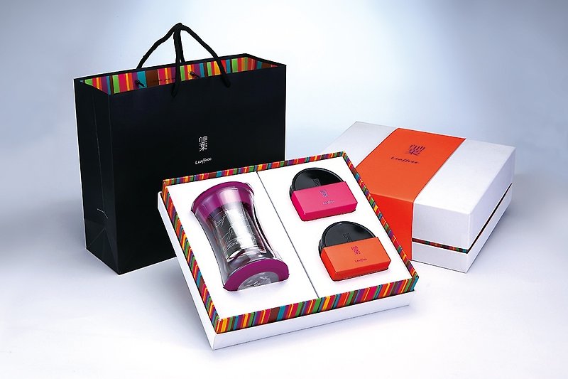 Leaffree Free Leaf | Taichung Impression Gift Box | Gift Box - ชา - วัสดุอื่นๆ สีม่วง
