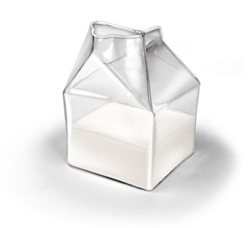 半品脫牛奶盒 - 茶壺/茶杯/茶具 - 玻璃 