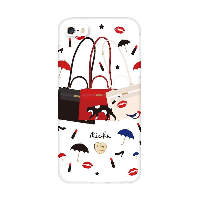 Cats and cypress bags - Phone Cases - Other Materials White