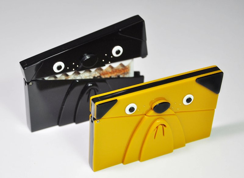 Small yellow, black bite < card holder, card > - Folders & Binders - Acrylic 