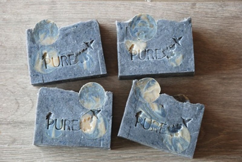 Pure Pure Soap - Soap Black Knight (for male skin oil) limited edition - Soap - Plants & Flowers Black