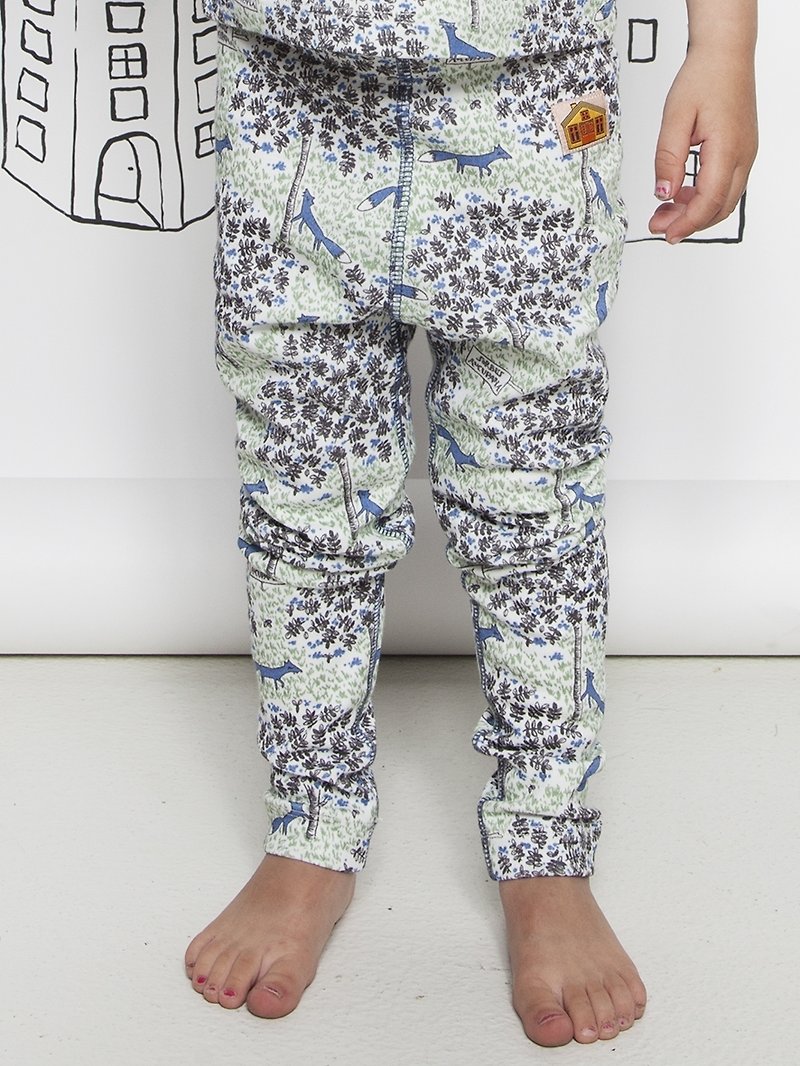 2014 spring and summer ~~ Sweden Sour said the Fox organic cotton legging - Other - Cotton & Hemp Blue