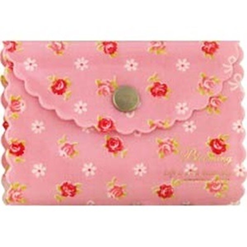 日本【LABCLIP】Frill 系列卡片收納夾_扣式/ 粉紅色#10個內袋#名片收納 - 卡片套/卡片盒 - 塑膠 粉紅色