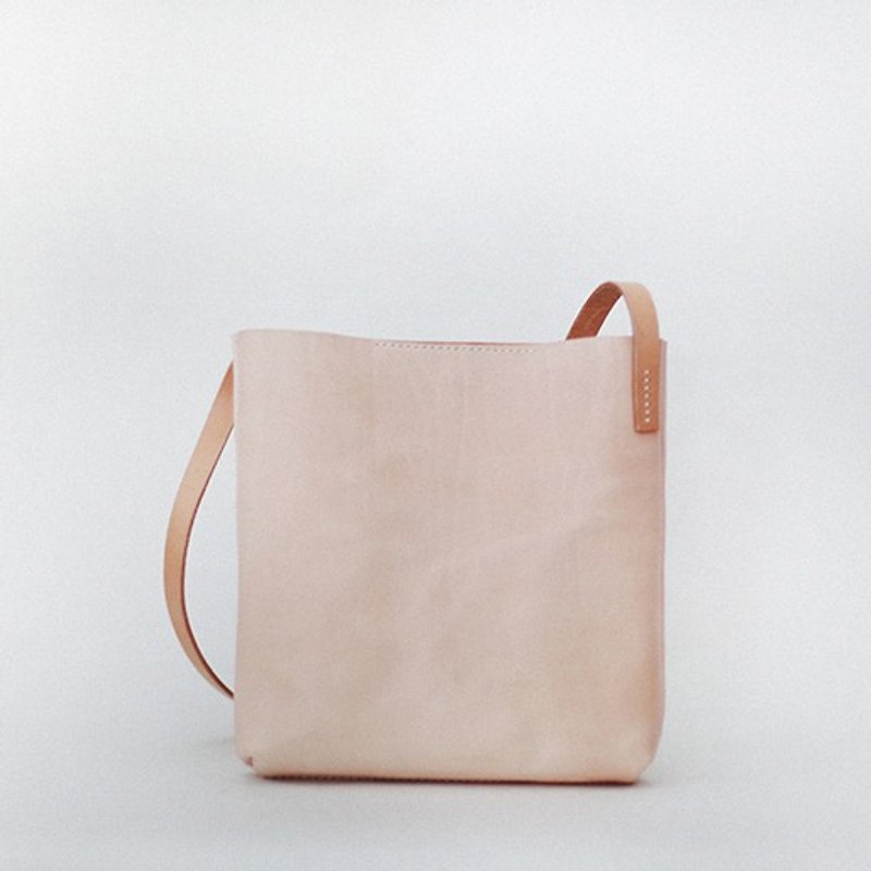 joydivision handbags small primary color leather handbags handmade one-shoulder women's bag one-shoulder - กระเป๋าแมสเซนเจอร์ - หนังแท้ 
