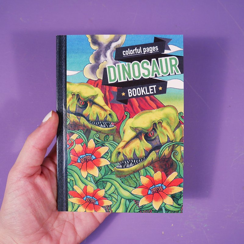Bad Dino Brothers - Blissful Booklet - Notebooks & Journals - Paper Multicolor