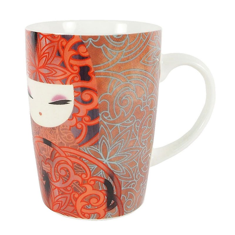 Mug-Yoka Leli started [Kimmidoll Cup-Mug] - Mugs - Pottery Red