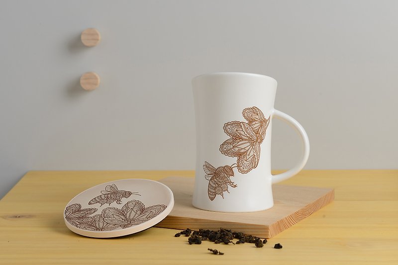 【生命系列】蜂收 Harvesting - 咖啡杯 - 其他材質 白色