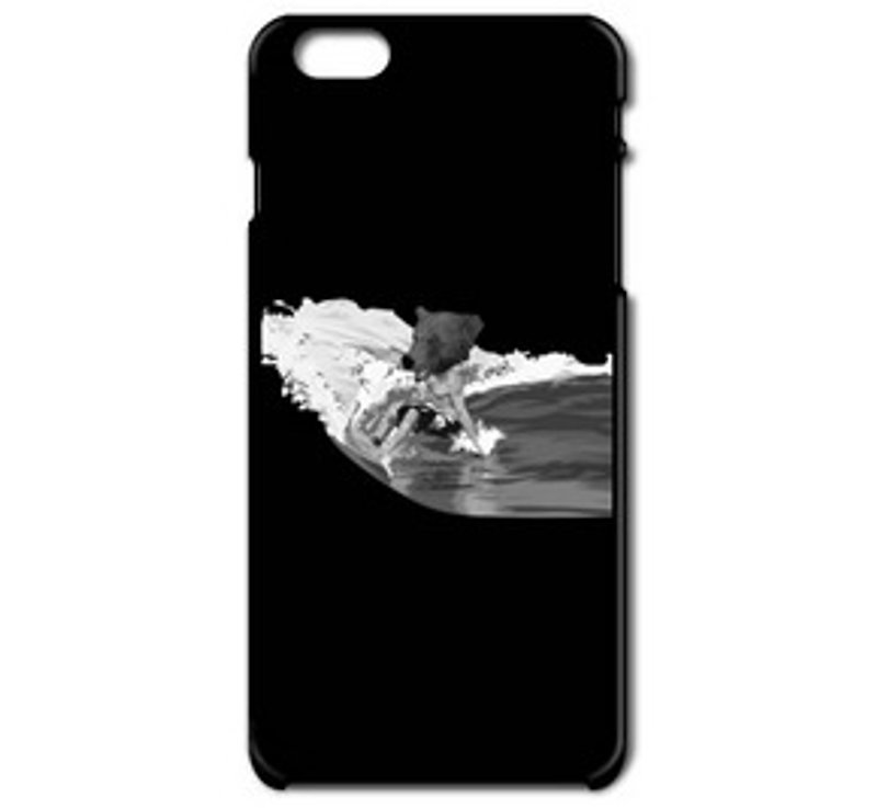BEAR SURFING classic (iPhone6 black) - เคส/ซองมือถือ - พลาสติก สีดำ