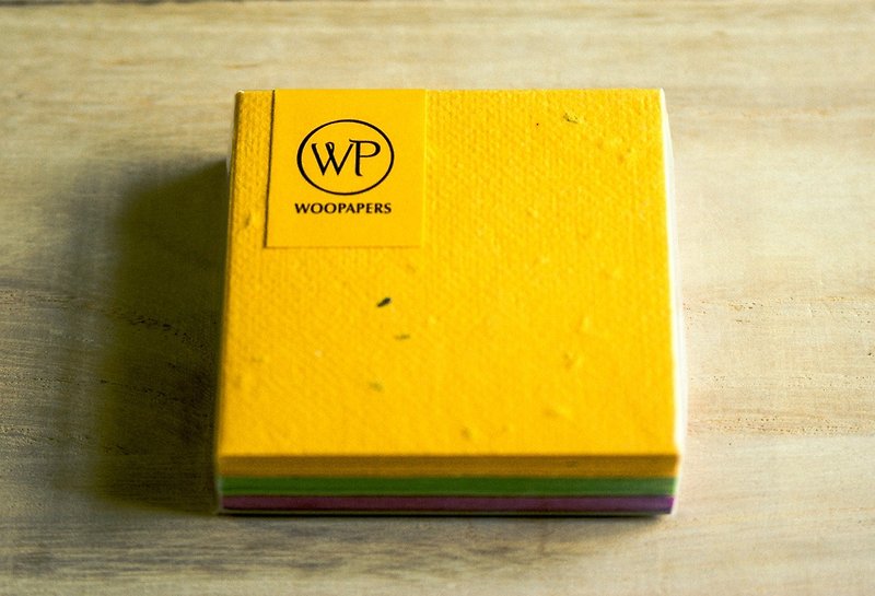 Plantable Seed Paper Brick - Vintage - กระดาษโน้ต - กระดาษ สีเหลือง