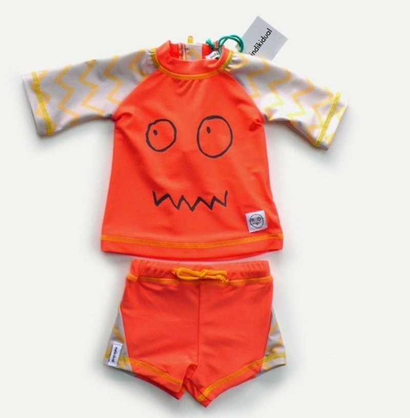 2015 Spring indikidual face print swimsuit kit - Other - Cotton & Hemp Orange