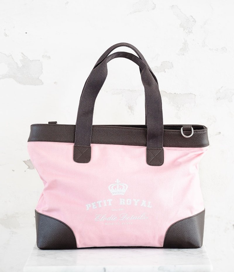 [ Elodie Details] Diaper Bag - Petite Royal Pink - Diaper Bags - Other Materials White
