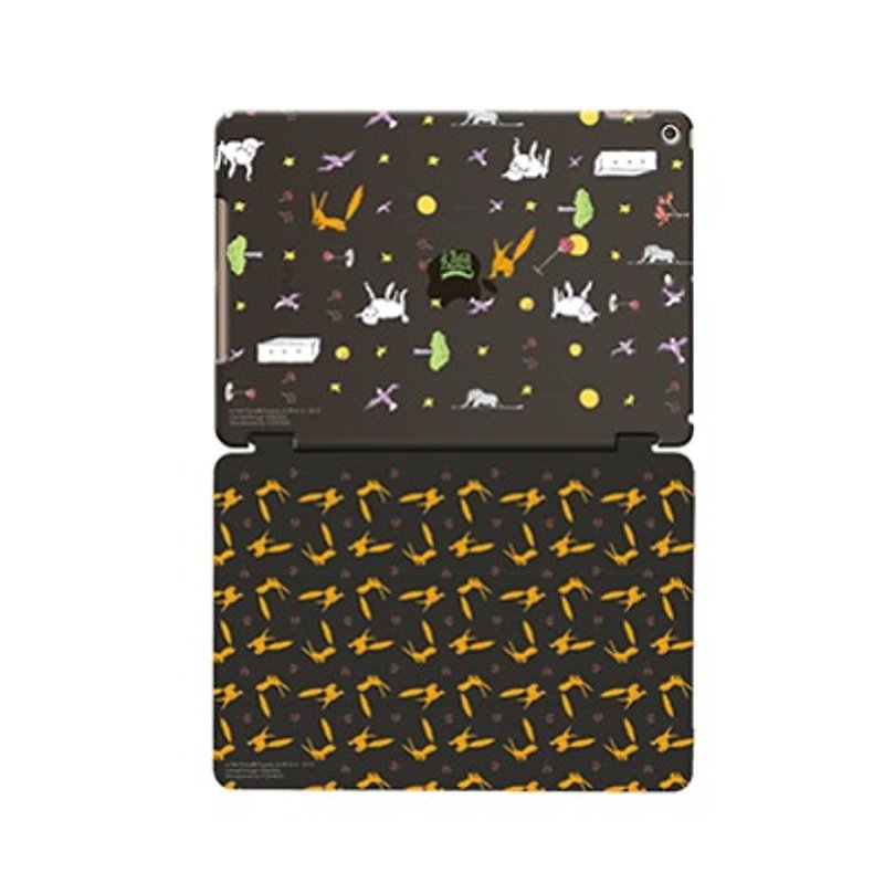 Little Prince Authorized Series - Little Prince Park (Black) - iPad Mini Case, AA05 - Tablet & Laptop Cases - Plastic Black