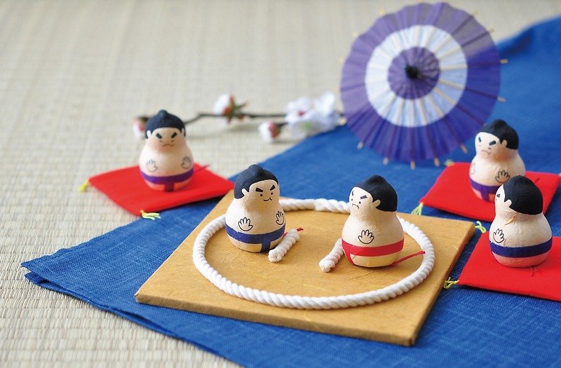 [Refurbished Sale] Japan Limited Lucky Paper Fortune plant / Japanese Sumo - Stuffed Dolls & Figurines - Paper Multicolor