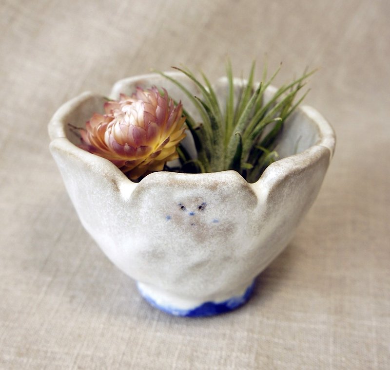 ﹝ feel pottery cups for bacteria ﹞ people - when in bloom -a - Pottery & Ceramics - Other Materials White