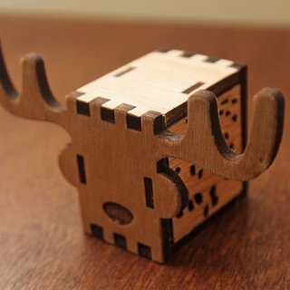 KOKOMU KOKOMU Deer DIY Music Box Kits. Wooden Music Box