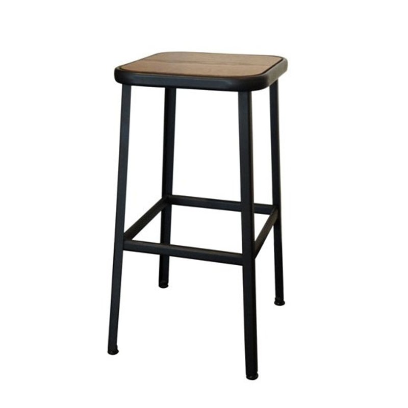 NO.T-42 minimalist industrial style desk chair - Other Furniture - Other Metals Black