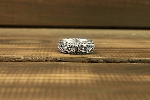 METALIZE PRODUCTIONS 【METALIZE】925 Silver Carving Ring 925銀雕花戒