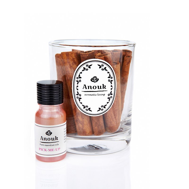PICK-ME-UP – 100% Pure Essential Oils (10ml) with Natural Aromatic Sticks - Fragrances - Plants & Flowers Pink