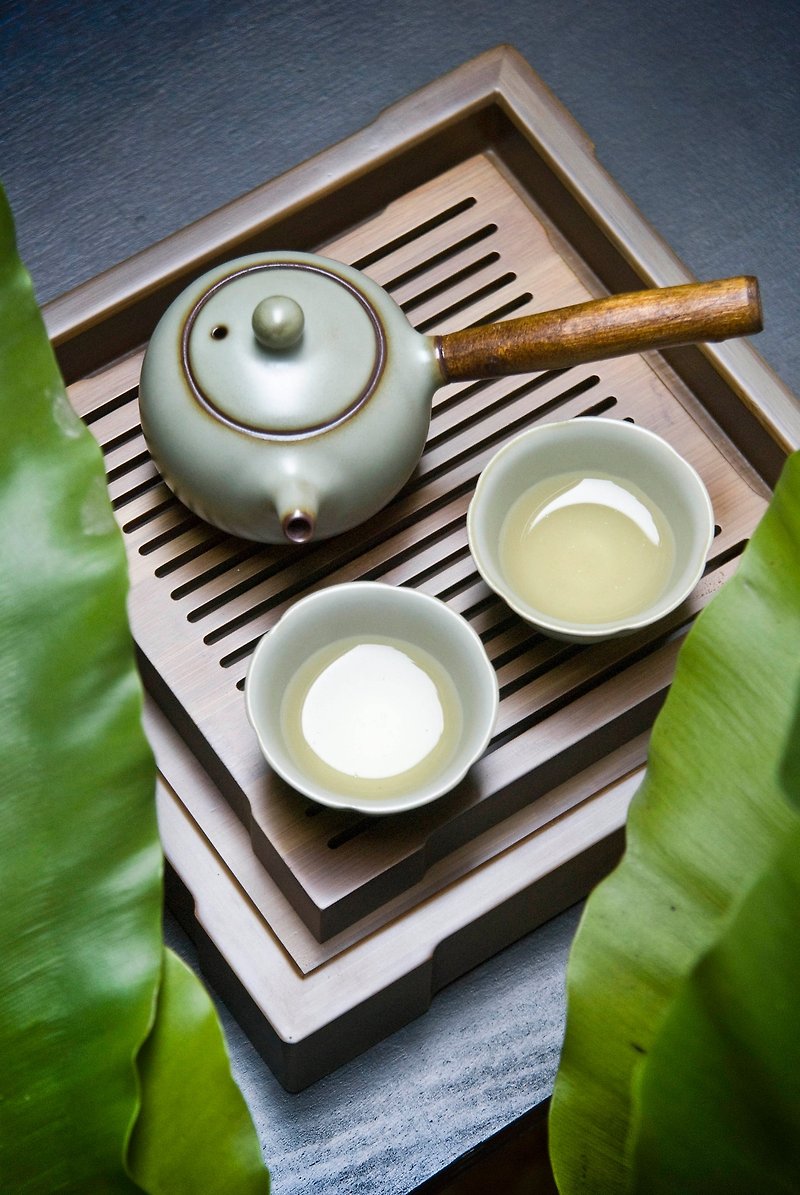 【台客藍】小梨壺茶具組 小梨壺+小梨杯2杯 - 茶具/茶杯 - 其他材質 多色