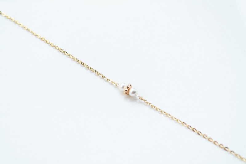 &quot;Girls series&quot; mini pearl bracelet fine lace flowers