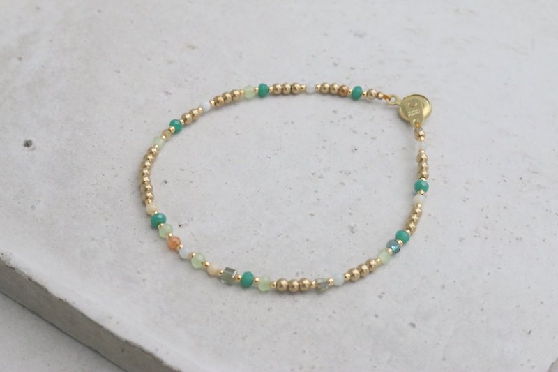 Topaz-Aurora Bracelet (0708) u - Bracelets - Gemstone Green