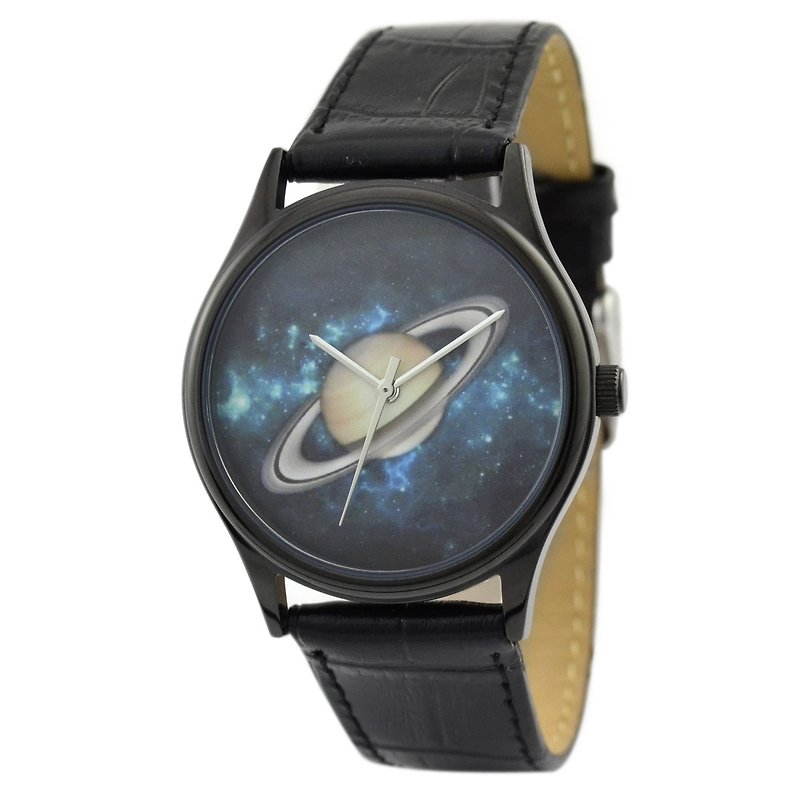 Saturn Watch - นาฬิกาผู้หญิง - โลหะ สีดำ